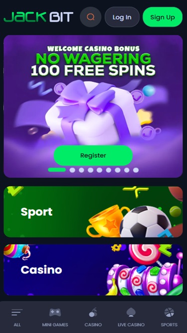 Spill på Mobil uten App